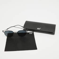 Montblanc Black MB0002S Aviator Sunglasses