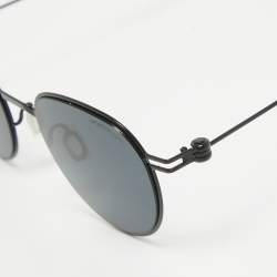 Montblanc Black MB0002S Aviator Sunglasses