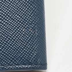 Montblanc Navy Blue Leather Sartorial Passport Holder