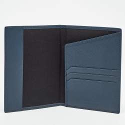 Montblanc Navy Blue Leather Sartorial Passport Holder