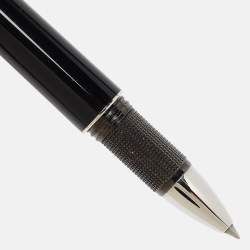 Montblanc Black Resin Silver Tone Pens Set of 2 Pens