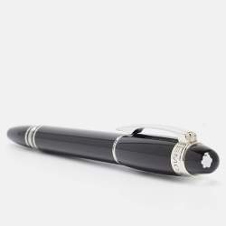 Montblanc Black Resin Silver Tone Pens Set of 2 Pens