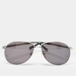 Montblanc Black MB425S Aviator Sunglasses