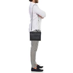 Montblanc Black Leather Meisterstuck 4810 Envelope Bag