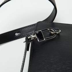 Montblanc Black Leather Meisterstuck 4810 Envelope Bag