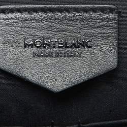 Montblanc Black Leather Meisterstuck 4810 Envelope Bag