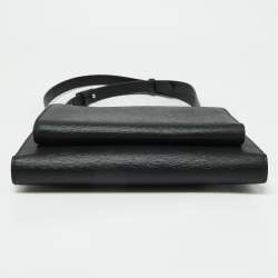 Montblanc Black Leather Meisterstuck 4810 Envelope Bag