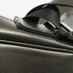 Montblanc Metallic Leather Westside Flap Messenger Bag
