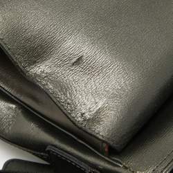 Montblanc Metallic Leather Westside Flap Messenger Bag