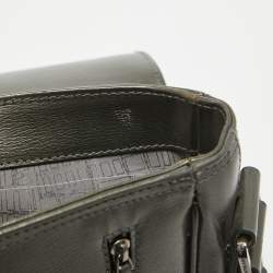 Montblanc Metallic Leather Westside Flap Messenger Bag