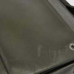 Montblanc Metallic Leather Westside Flap Messenger Bag