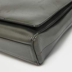 Montblanc Metallic Leather Westside Flap Messenger Bag