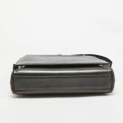 Montblanc Metallic Leather Westside Flap Messenger Bag