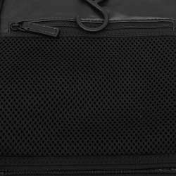 Montblanc Black Nylon and Leather Nightflight Wash Bag