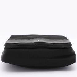 Montblanc Black Nylon and Leather Nightflight Wash Bag
