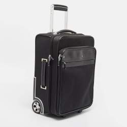 Montblanc Black Fabric 2 Wheeled Nightflight Luggage