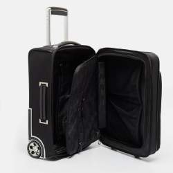 Montblanc Black Fabric 2 Wheeled Nightflight Luggage