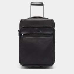 Montblanc Black Fabric 2 Wheeled Nightflight Luggage