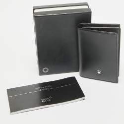 Montblanc Black Leather Meisterstuck Business Card Holder