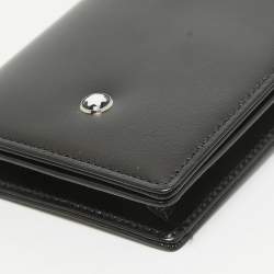 Montblanc Black Leather Meisterstuck Business Card Holder
