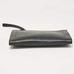 Montblanc Black Leather Meisterstuck Wristlet Pouch