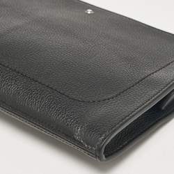 Montblanc Black Leather Meisterstuck Wristlet Pouch