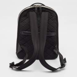Montblanc Black/Blue Monogram Coated Canvas and Leather Backpack