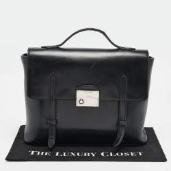 Montblanc Black Leather Meisterstück Neo Briefcase Bag