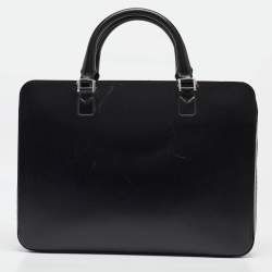 Montblanc Black Leather Meisterstuck Briefcase