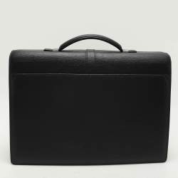 Montblanc Black Leather Westside Briefcase