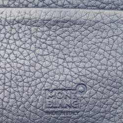 Montblanc Blue Grain Leather Meisterstuck 6CC Card Holder