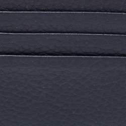 Montblanc Blue Grain Leather Meisterstuck 6CC Card Holder