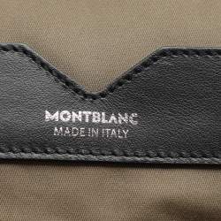 Montblanc Black Leather Meisterstück Urban Laptop Bag