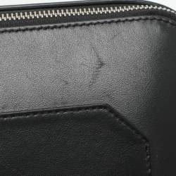 Montblanc Black Leather Meisterstück Urban Laptop Bag