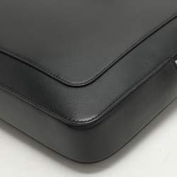 Montblanc Black Leather Meisterstück Urban Laptop Bag