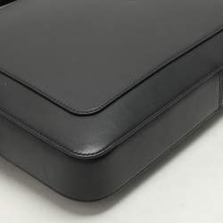 Montblanc Black Leather Meisterstück Urban Laptop Bag