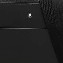 Montblanc Black Leather Meisterstück Urban Laptop Bag