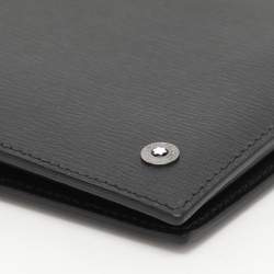 Montblanc Black Leather Westside Bifold Wallet