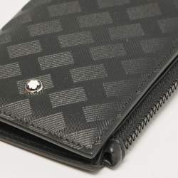 Montblanc Black Embossed Nylon Extreme 3.0 3CC Zipped Card Holder 