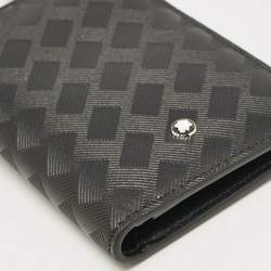 Montblanc Black Embossed Nylon Extreme 3.0 3CC Zipped Card Holder 