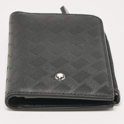 Montblanc Black Embossed Nylon Extreme 3.0 3CC Zipped Card Holder 