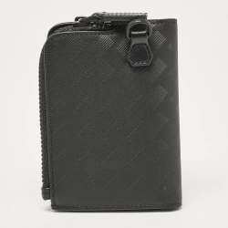 Montblanc Black Embossed Nylon Extreme 3.0 3CC Zipped Card Holder 