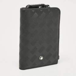 Montblanc Black Embossed Nylon Extreme 3.0 3CC Zipped Card Holder 
