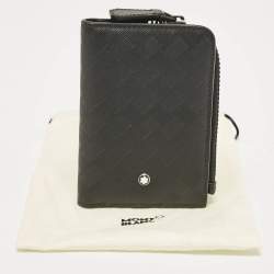 Montblanc Black Embossed Nylon Extreme 3.0 3CC Zipped Card Holder 