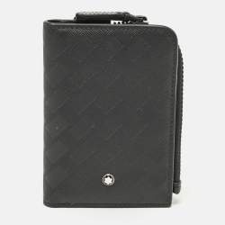 Montblanc Black Embossed Nylon Extreme 3.0 3CC Zipped Card Holder 