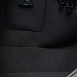 Montblanc Black Leather Sartorial Flap Messenger Bag