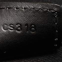 Montblanc Black Leather Sartorial Flap Messenger Bag