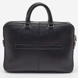 Montblanc Black Leather Sartorial Document Briefcase