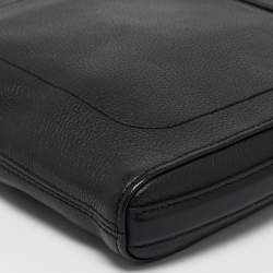 Montblanc Black Leather Meisterstuck Messenger Bag