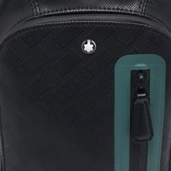 Montblanc x Zidane Black Coated Fabric Extreme 3.0  Pattern Sling Bag